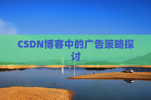 CSDN博客中的广告策略探讨